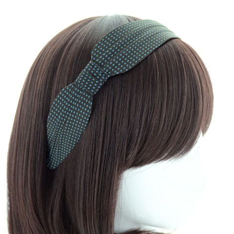 Polka Dot Bow Headband