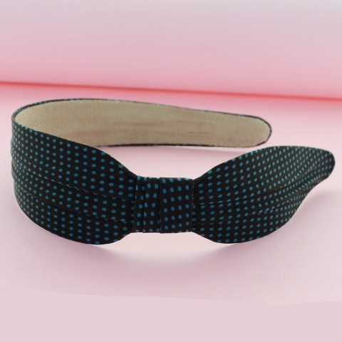 Polka Dot Bow Headband