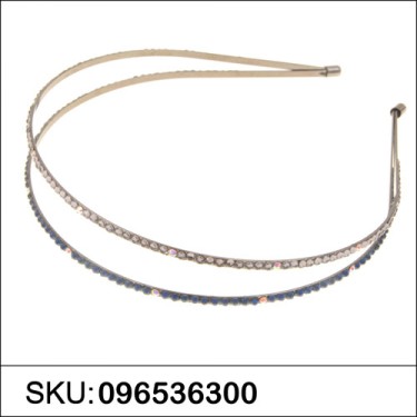 Skinny Crystal Double-strand Headband