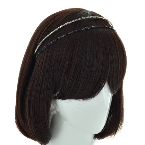 Skinny Crystal Double-strand Headband