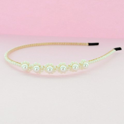 Handcraft Faux Pearl Headband