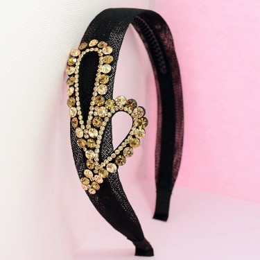 Australian Crystal Non-slip Soft Teeth Headband