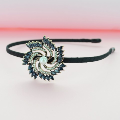 Swirl Crystal Headband