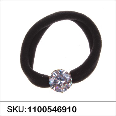 Sparkling Crystal Studed Ponytail Holder