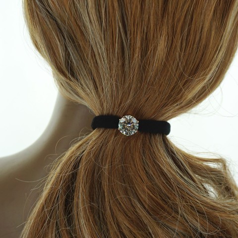 Sparkling Crystal Studed Ponytail Holder