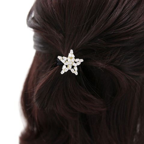 Australian Crystal-Embellished Star Hair Tie