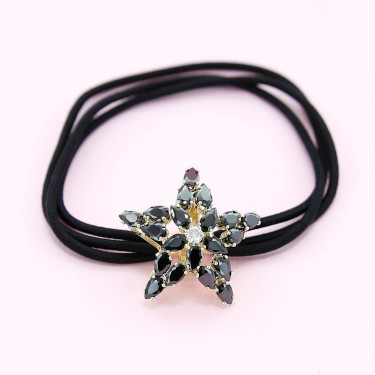 Australian Crystal-Embellished Star Hair Tie