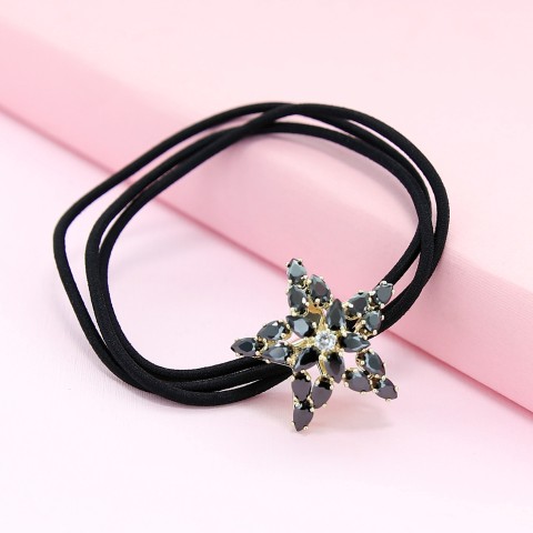 Australian Crystal-Embellished Star Hair Tie