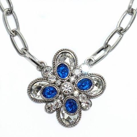 Sparkling Crystal Pendant Necklace