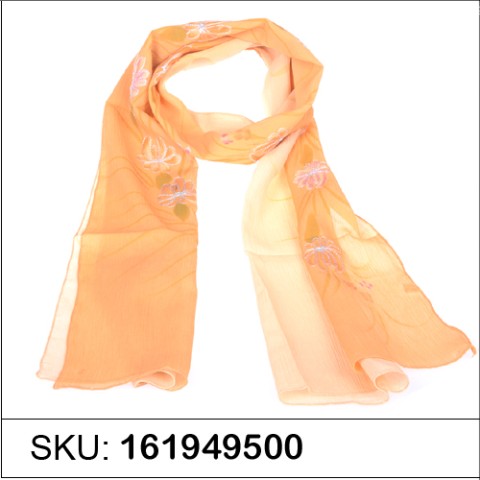 Silk Scarves Orange