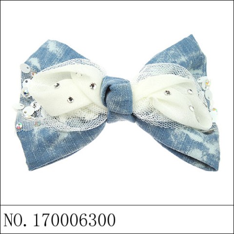 Tee Hairclips Blue