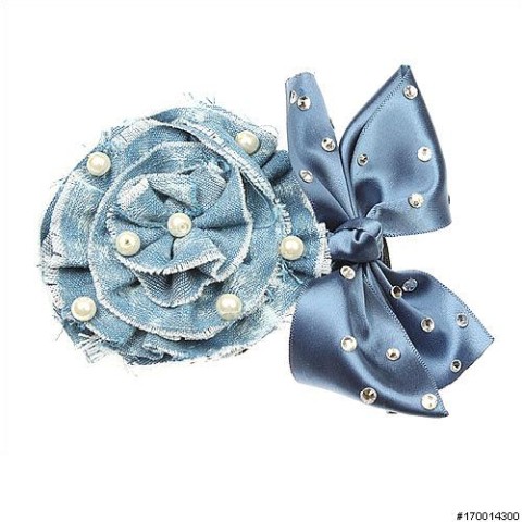 Tee Hairclips Blue