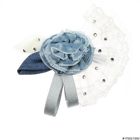 Tee Hairclips Blue