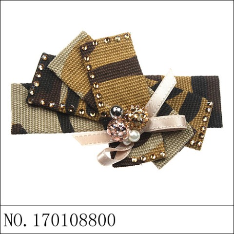 Tee Hairclips Brown