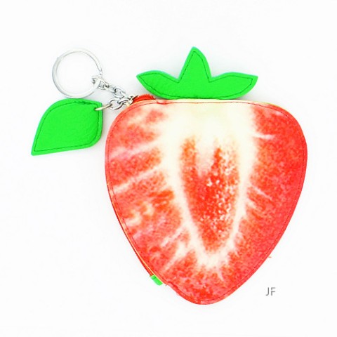 Fruit Collection Strawberry Change Purse