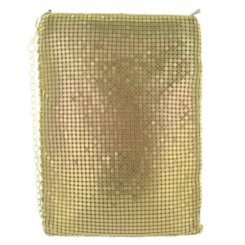 Dazzling Crystals Mesh Purse