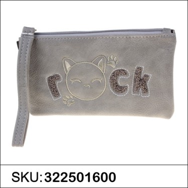 Rock Cat Change Purse