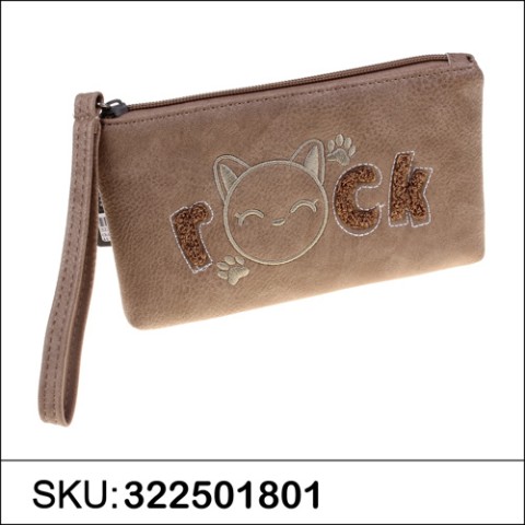 Rock Cat Change Purse