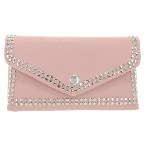 Studded Faux Leather Belt Bag