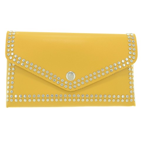 Studded Faux Leather Belt Bag