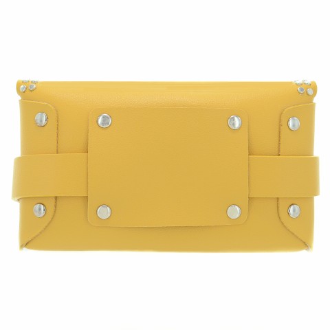 Studded Faux Leather Belt Bag