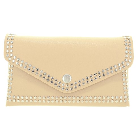 Studded Faux Leather Belt Bag