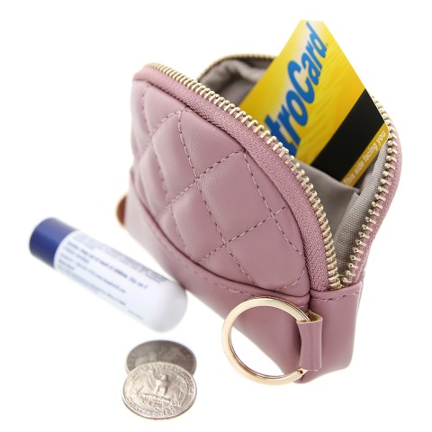 Women's Coin Purse with Key Ring