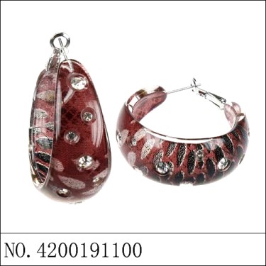 Earrings Red