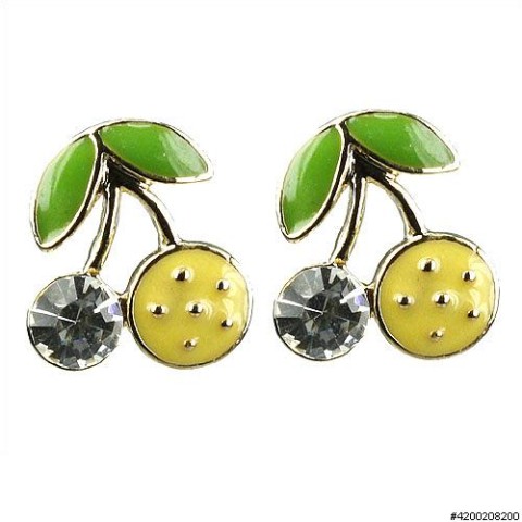 Earrings Yellow