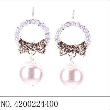 Earrings Purple