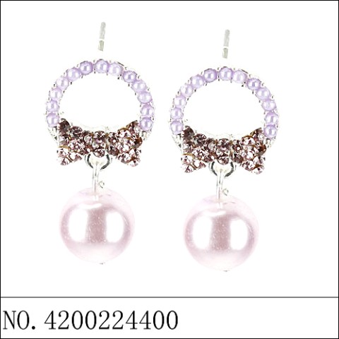 Earrings Purple