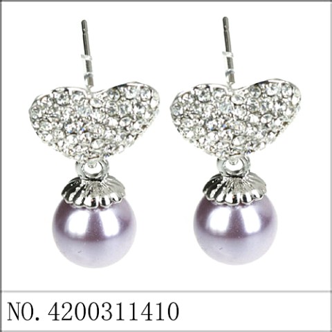 Earrings Purple