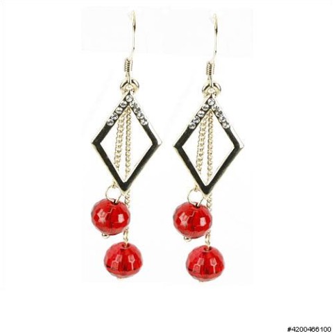 Earrings Red