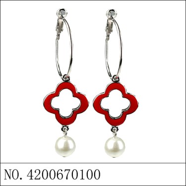 Earrings Red