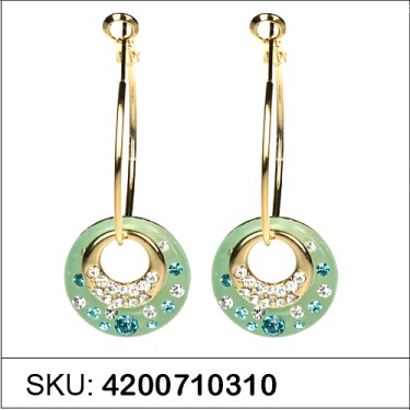 Earrings Blue