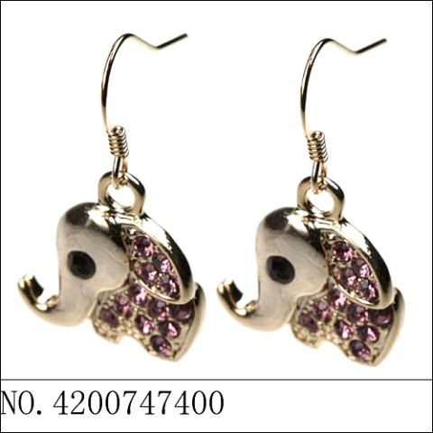 Earrings Purple