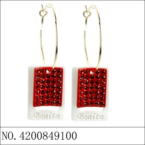 Earrings Red