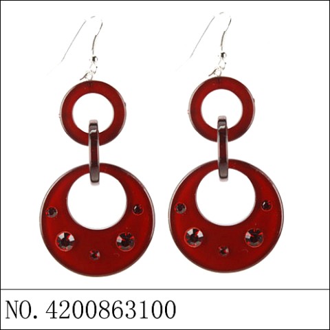 Earrings Red