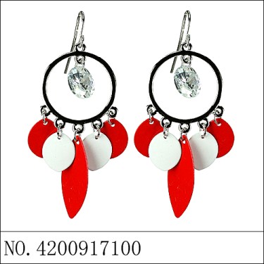 Earrings Red