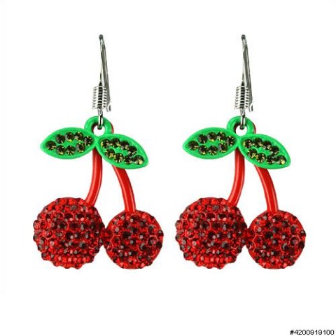 Earrings Red