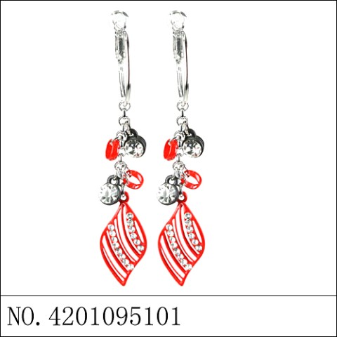 Earrings Red