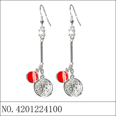 Earrings Red