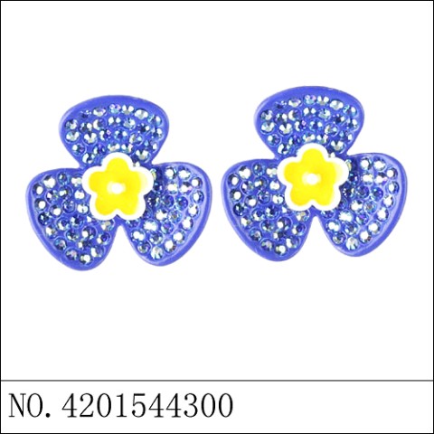 Earrings Blue