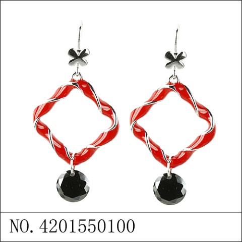 Earrings Red