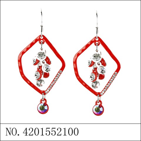 Earrings Red