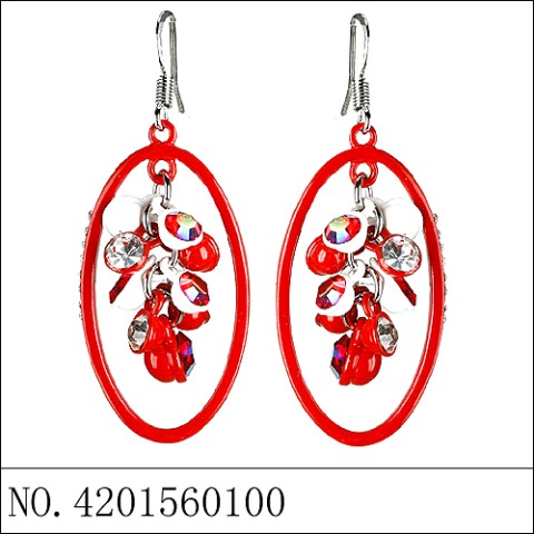 Earrings Red