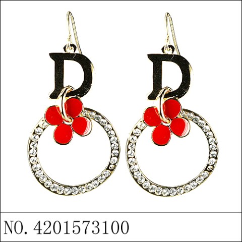 Earrings Red