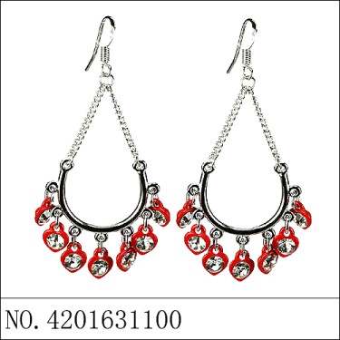 Earrings Red