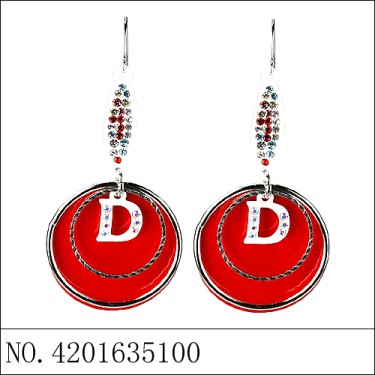 Earrings Red