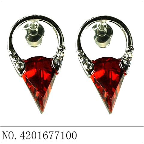 Earrings Red